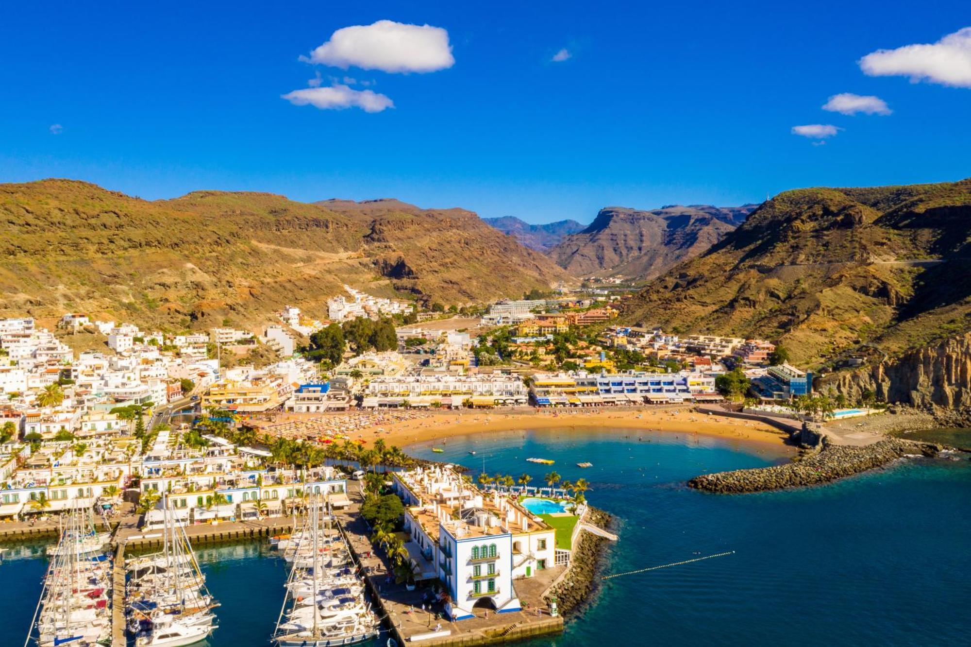 Amarre Ocean Apartman Puerto De Mogan Kültér fotó