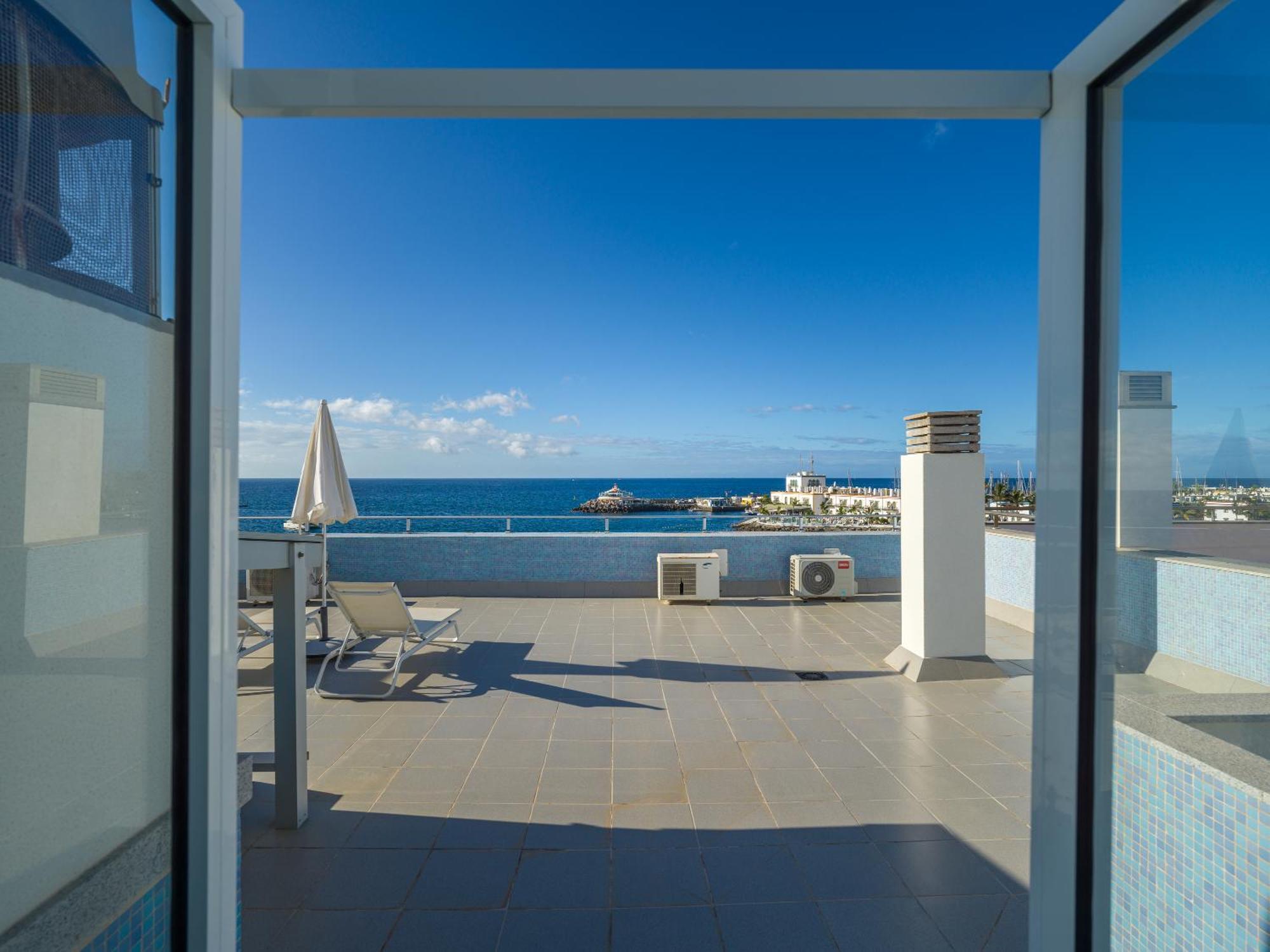 Amarre Ocean Apartman Puerto De Mogan Kültér fotó