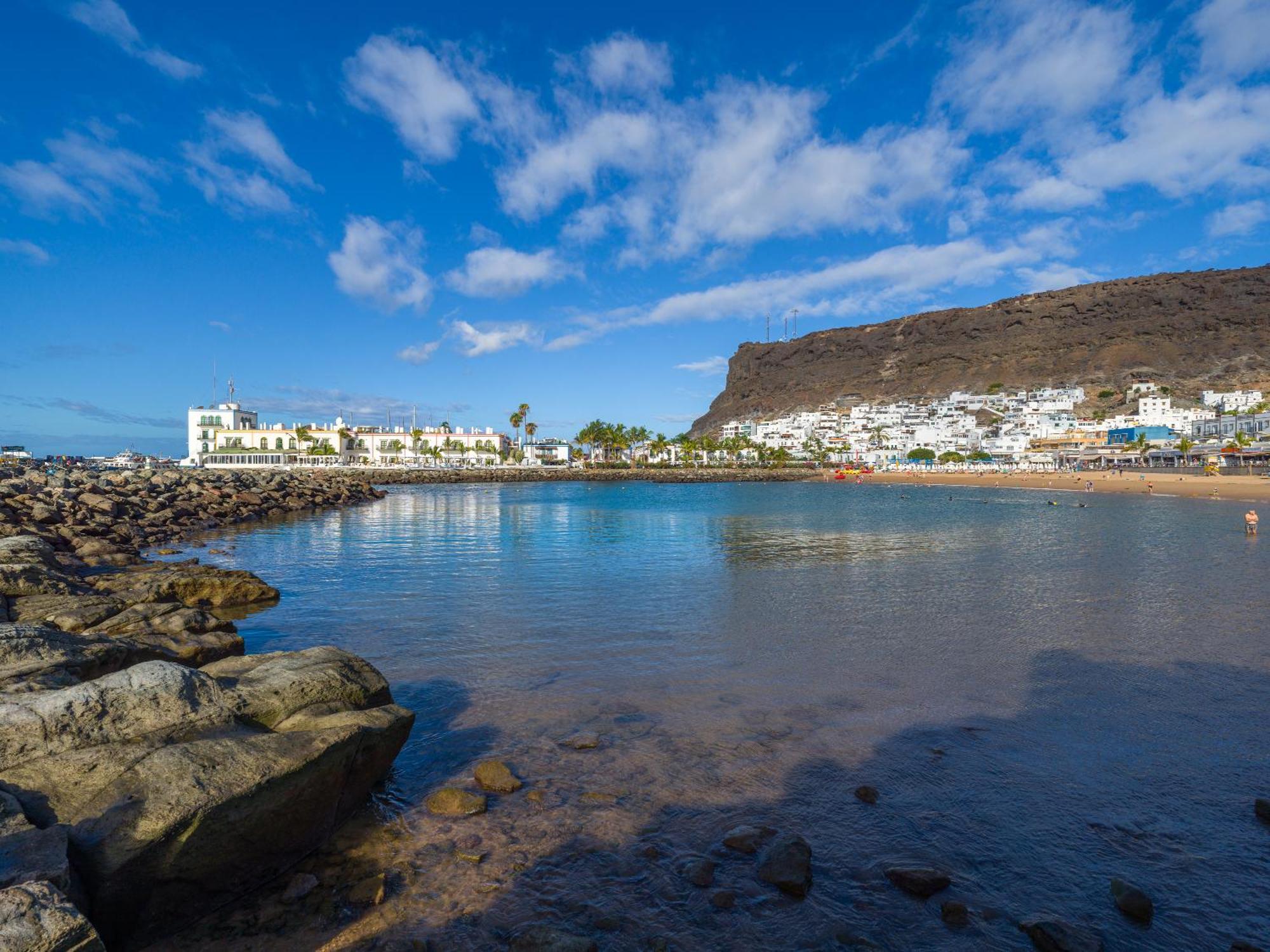 Amarre Ocean Apartman Puerto De Mogan Kültér fotó