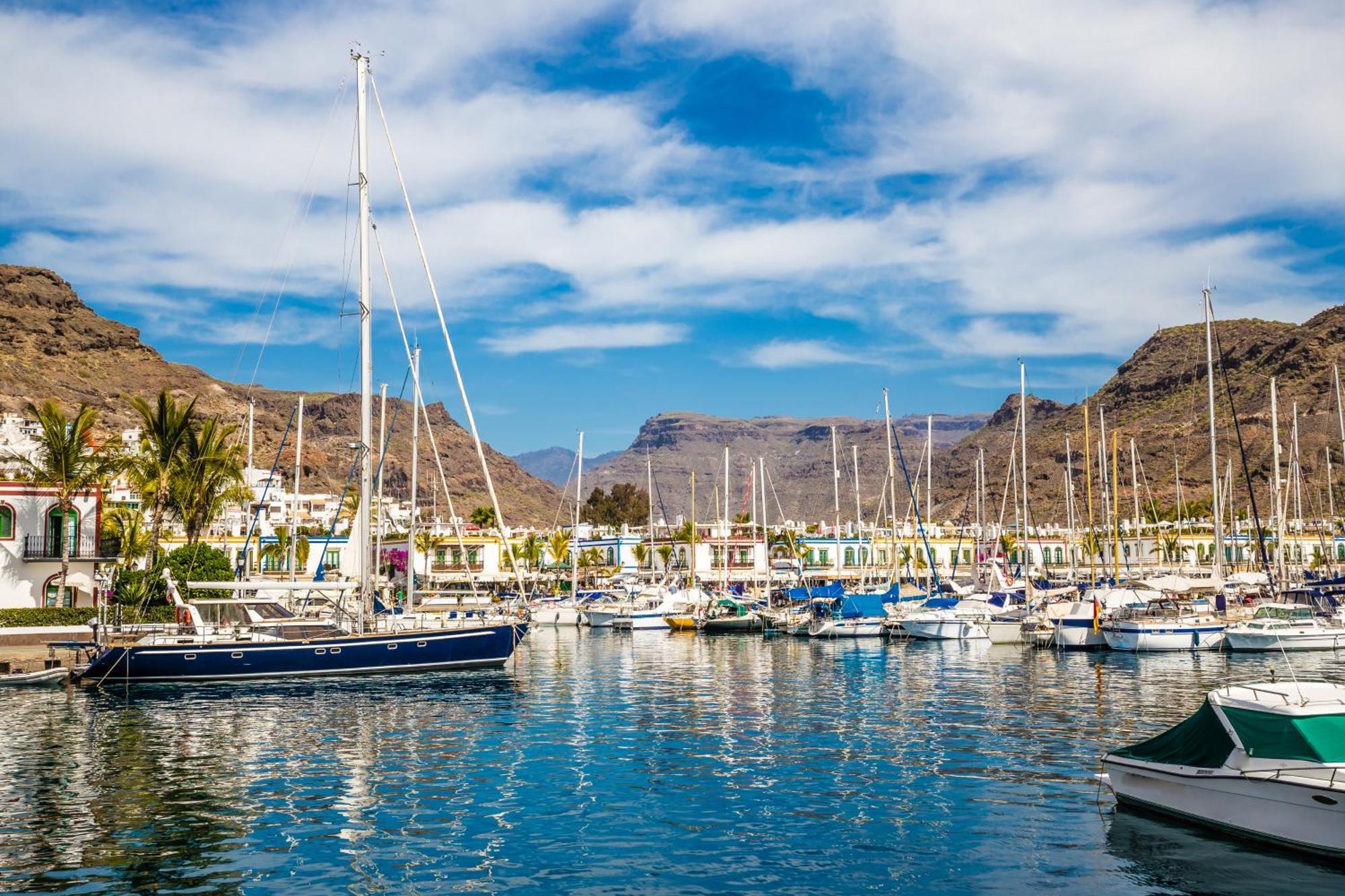 Amarre Ocean Apartman Puerto De Mogan Kültér fotó