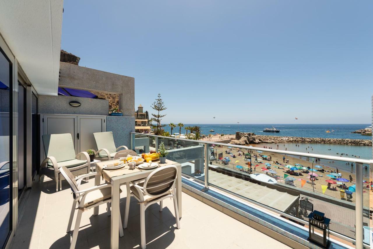 Amarre Ocean Apartman Puerto De Mogan Kültér fotó